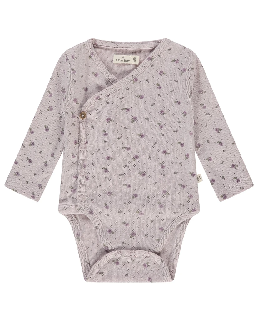 A Tiny Story Romper Overslag Bloemetjes