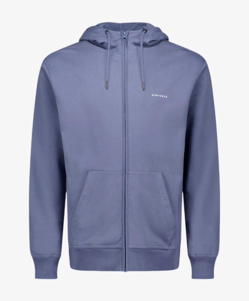 Airforce Sweatvest Capuchon Zip Basic