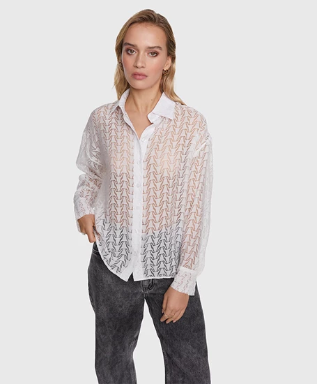 ALIX The Label Blouse Bull Burn Out