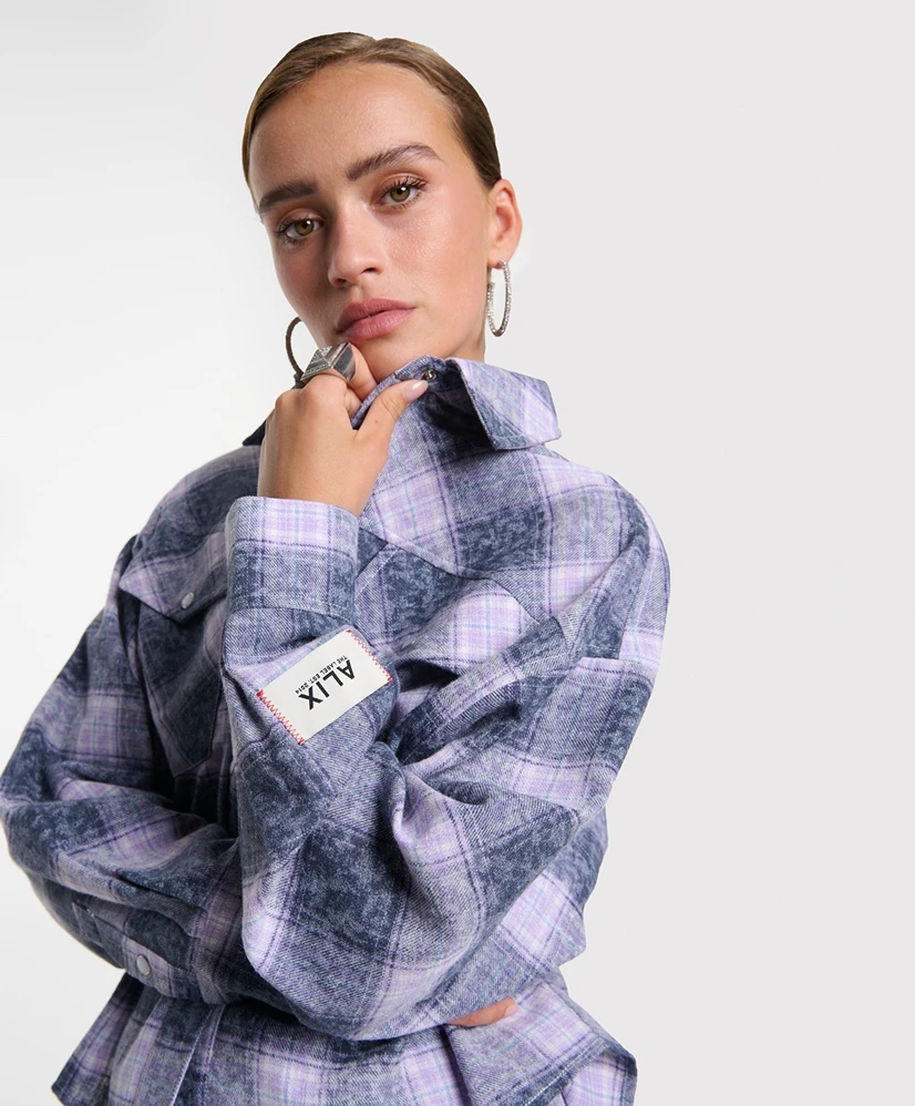 ALIX The Label Blouse Checked