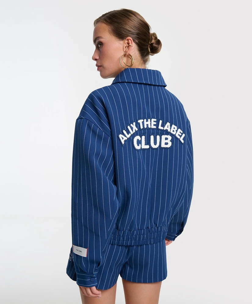 ALIX The Label Bomberjack Clean Striped