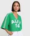 ALIX The Label Cropped Top Baseball