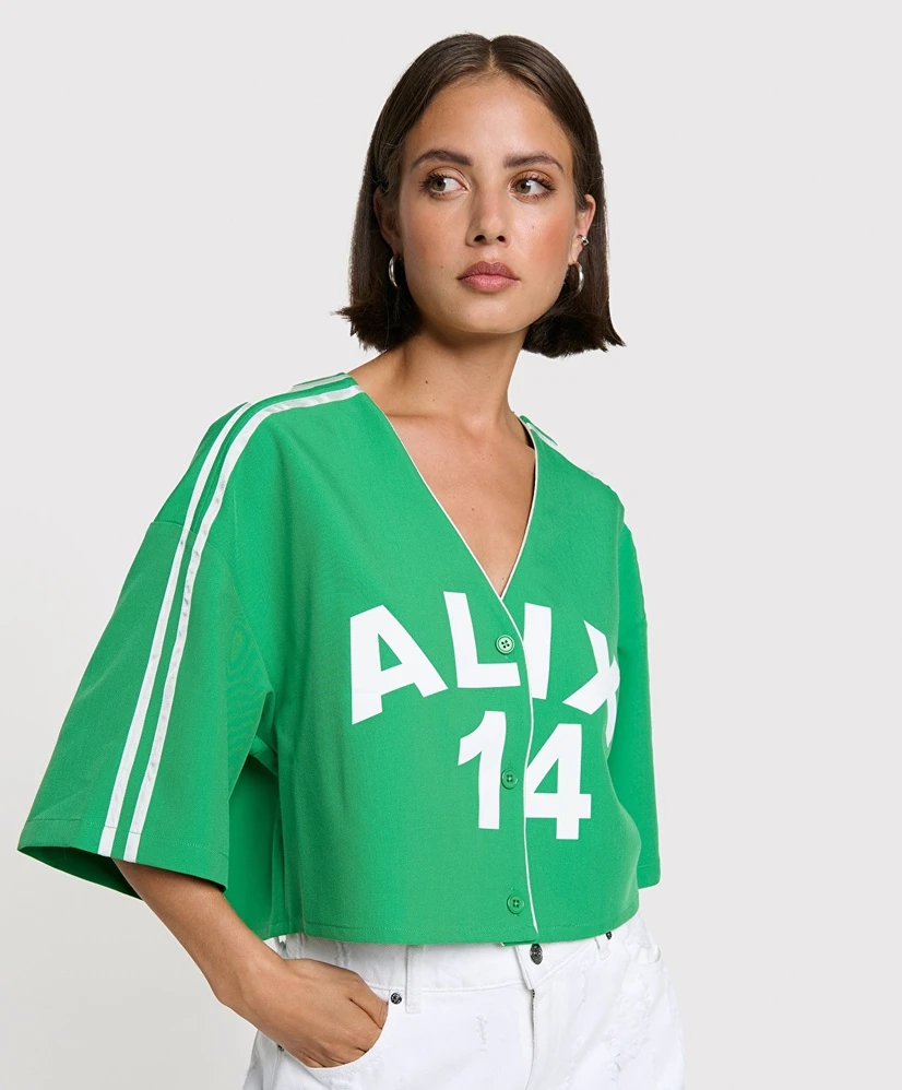 ALIX The Label Cropped Top Baseball