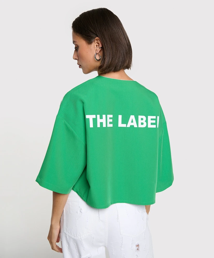 ALIX The Label Cropped Top Baseball