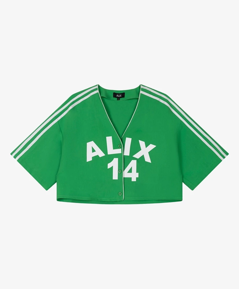 ALIX The Label Cropped Top Baseball