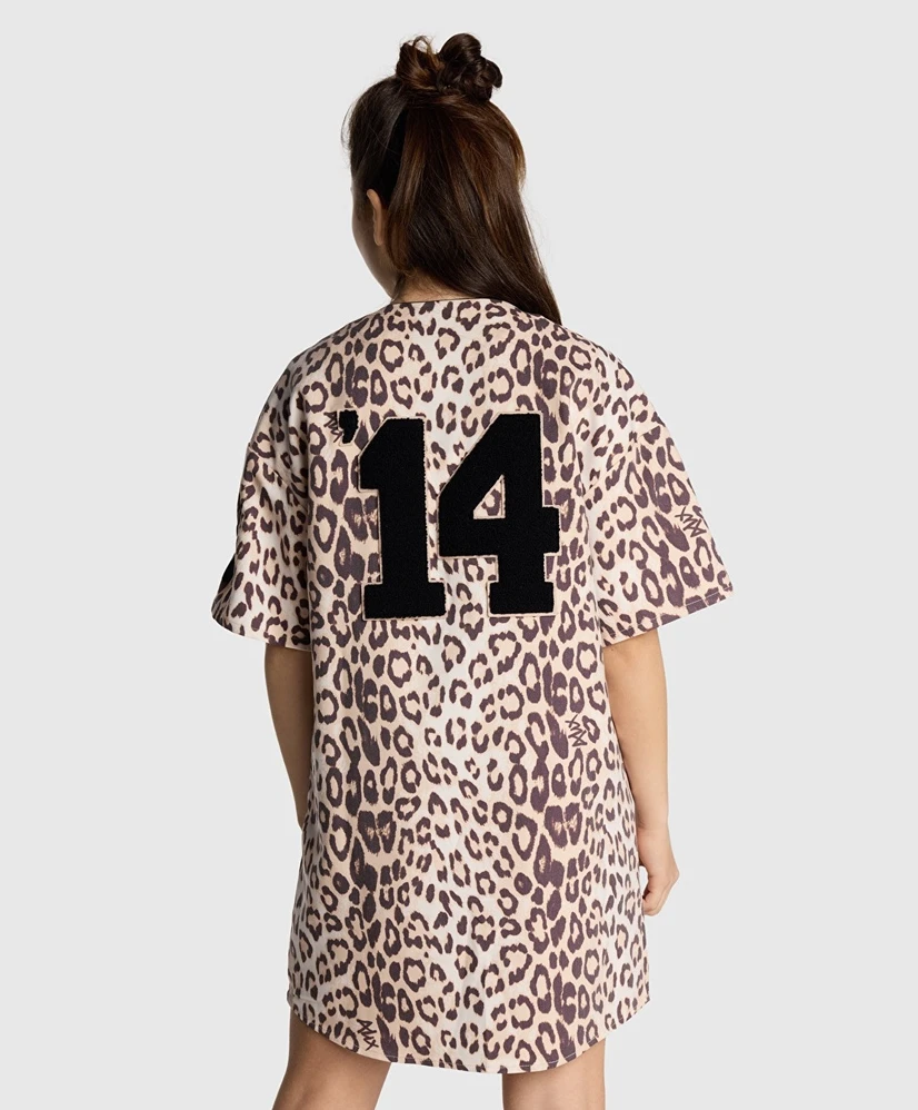 ALIX The Label Mini Jurk Baseball Leopard