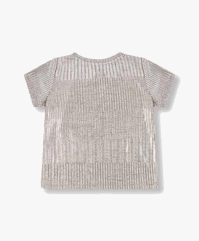 ALIX The Label Mini T-shirt Silver Foil
