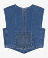 ALIX The Label Top Denim Corset