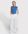 ALIX The Label Top Denim Corset