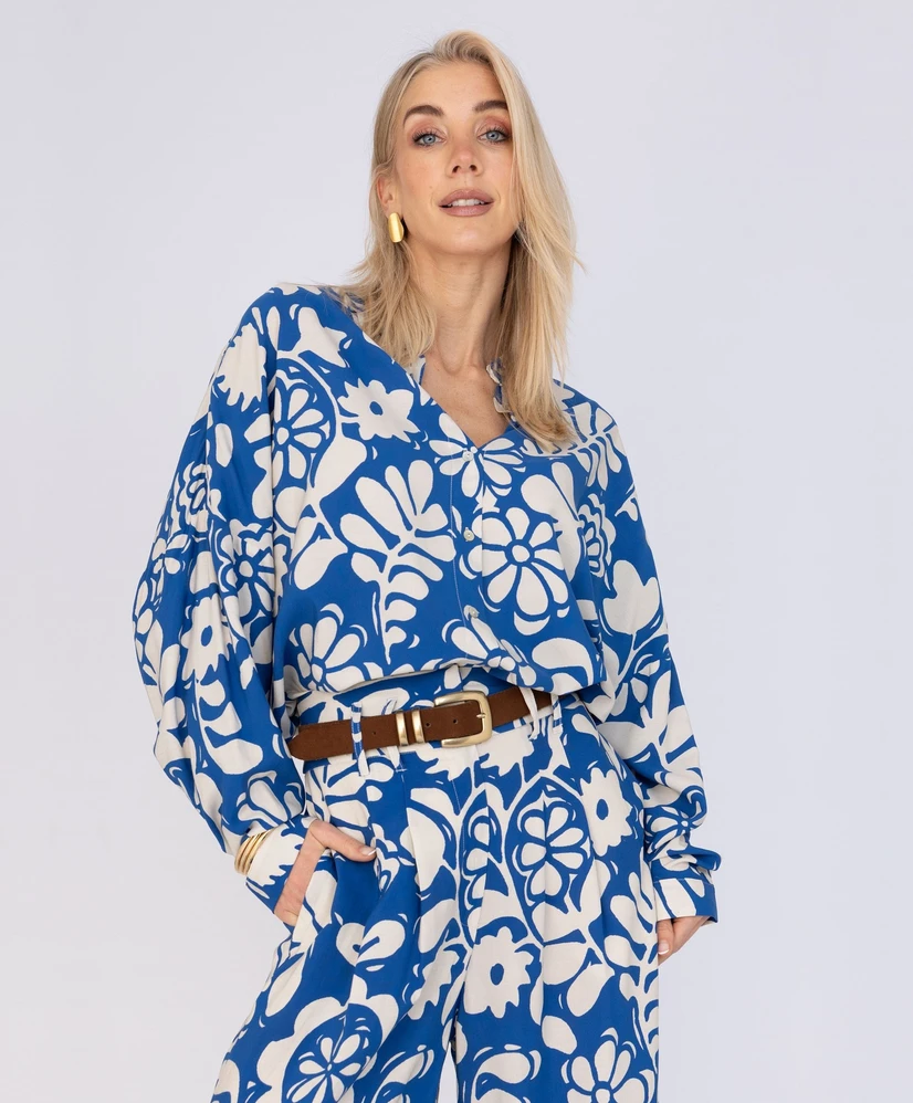 Anna Blouse Bloemenprint
