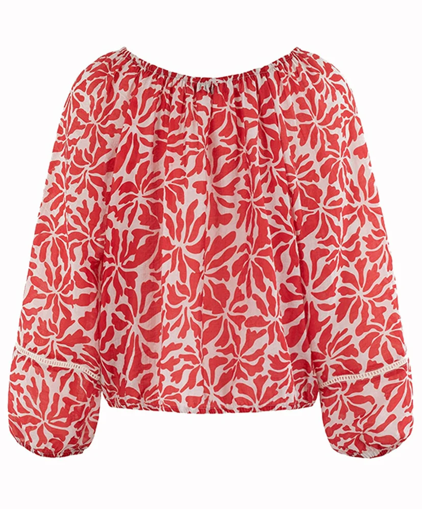 Anna Blouse Bloemenprint