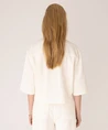 Anna Blue Blouse Cropped