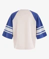 Anna Blue T-shirt Boxy Mesh
