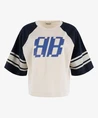 Anna Blue T-shirt Boxy Mesh