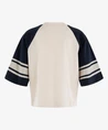 Anna Blue T-shirt Boxy Mesh
