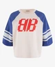 Anna Blue T-shirt Boxy Mesh