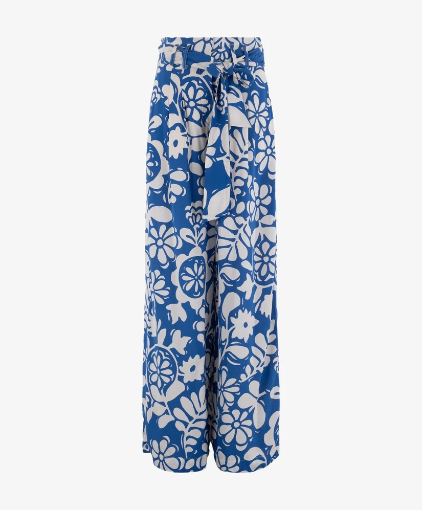 Anna Pantalon Wide Leg Bloemen