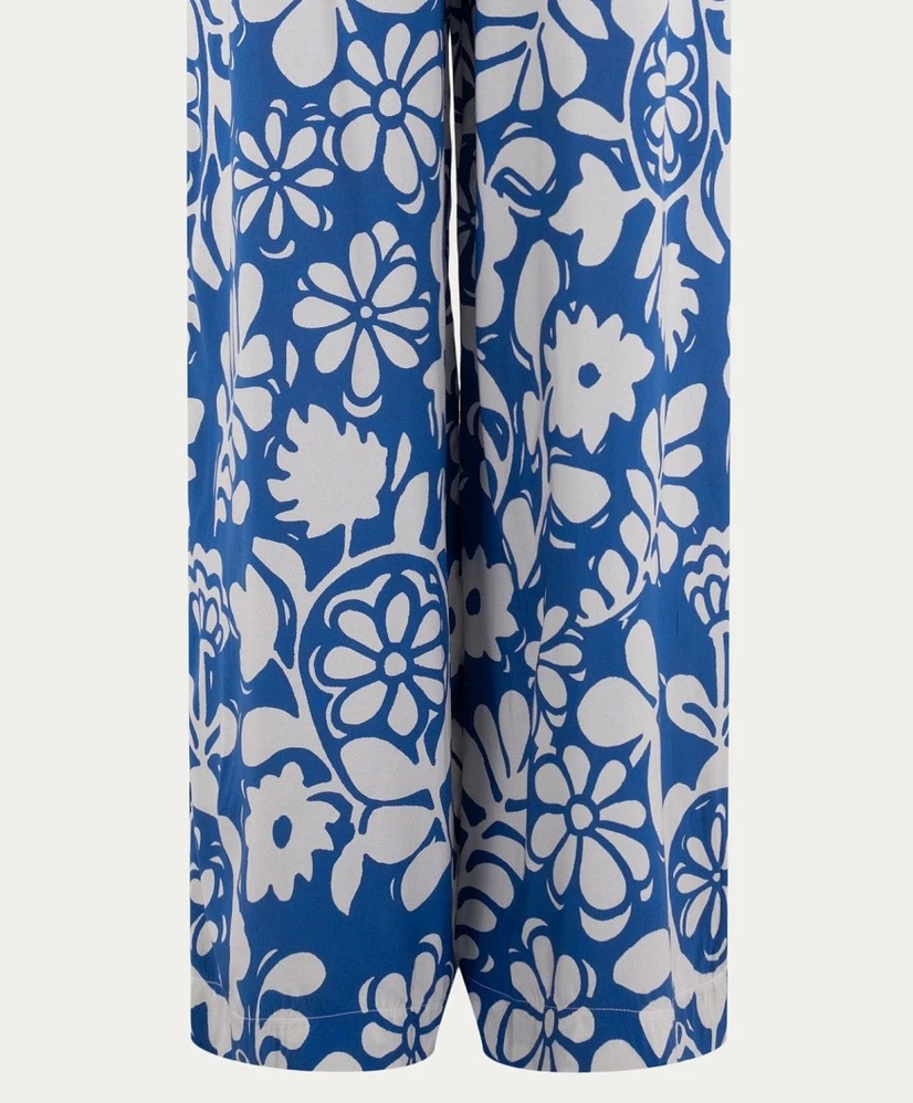 Anna Pantalon Wide Leg Bloemen