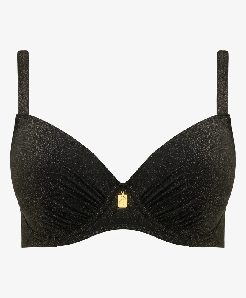 Annadiva Balconette Bikinitop Sparkling Black