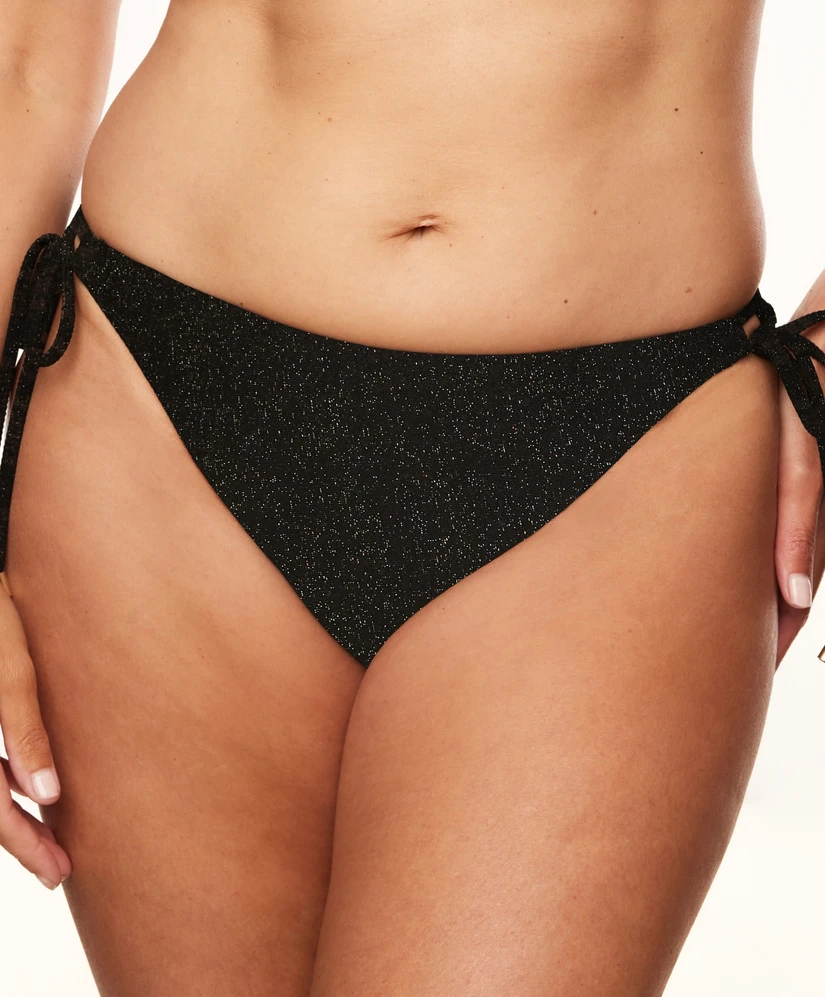 Annadiva Bikinibroekje Sparkling Black