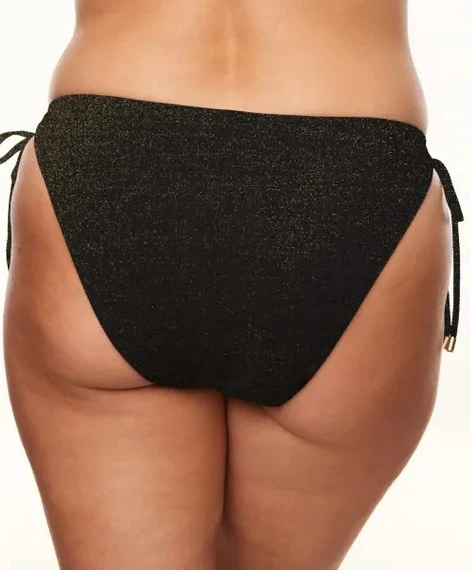 Annadiva Bikinibroekje Sparkling Black