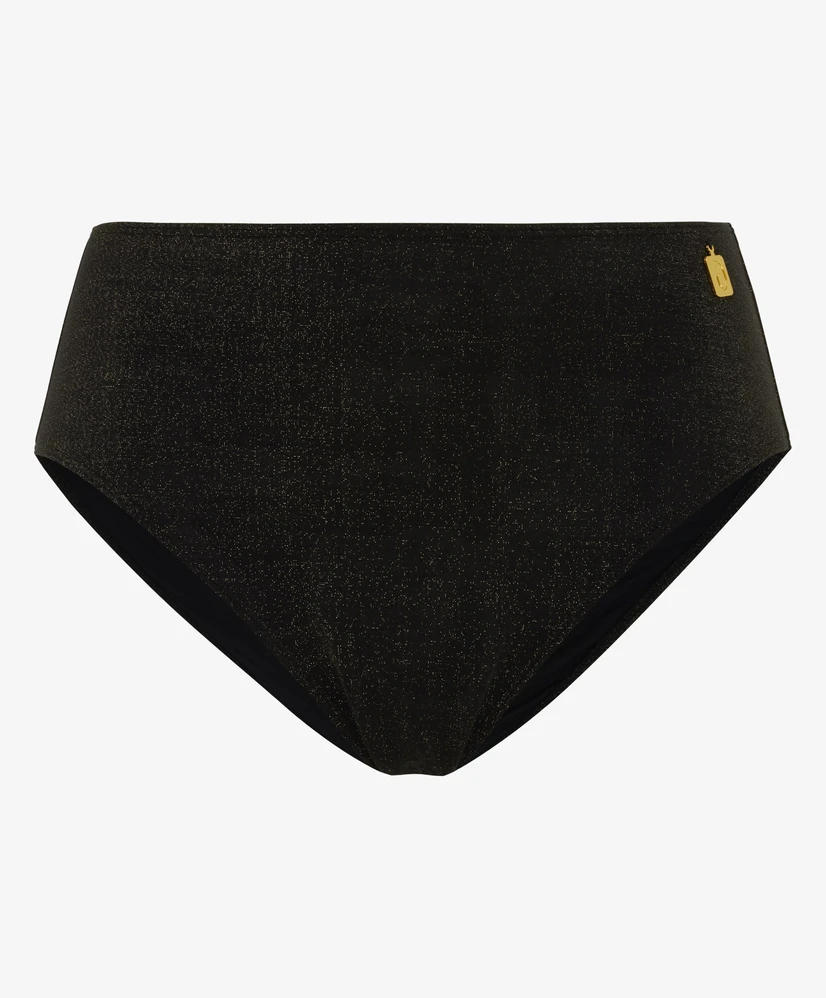 Annadiva High Waist Bikinibroekje Sparkling Black
