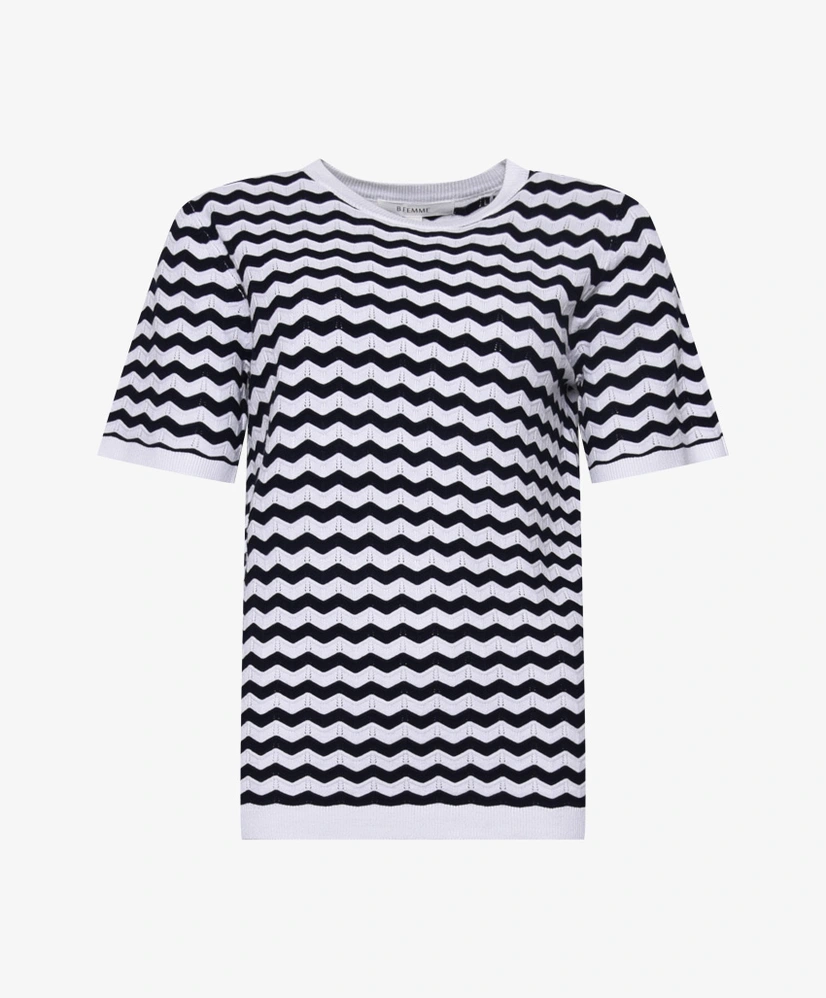 B Femme The Label Trui Nister Zigzag