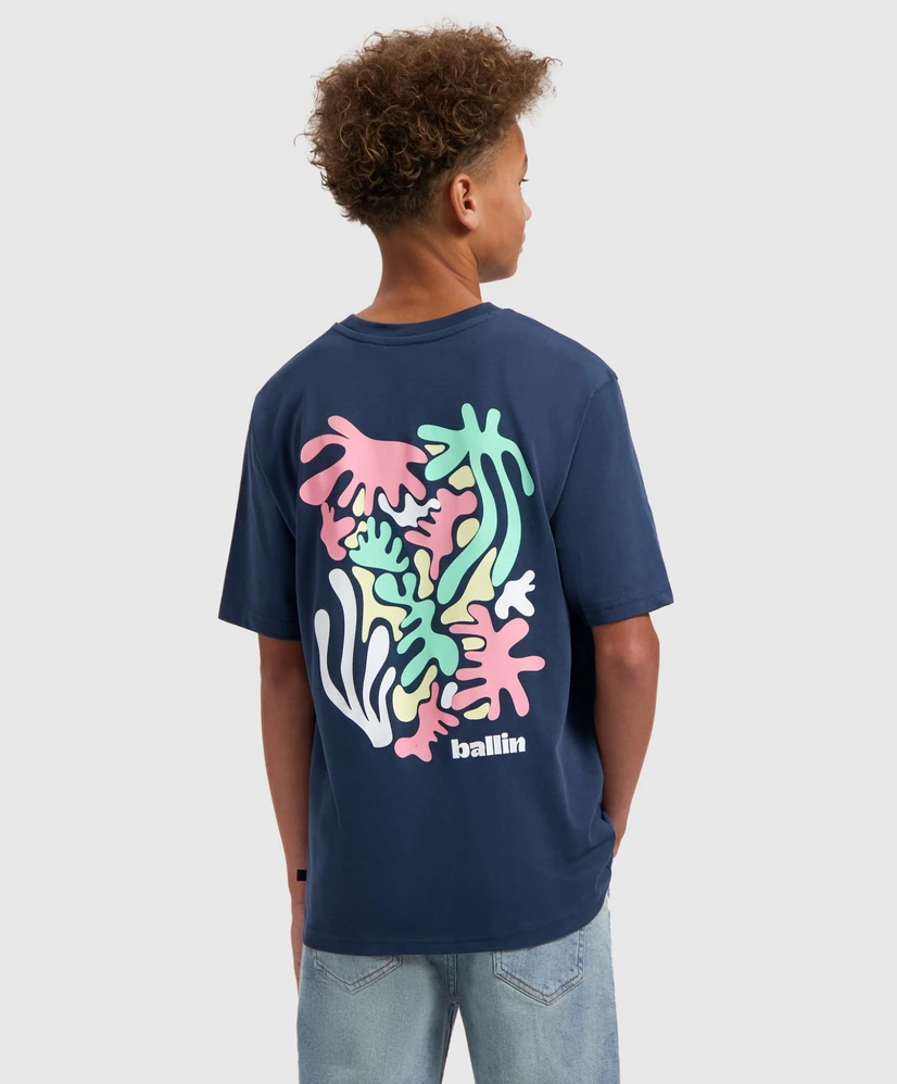Ballin Amsterdam T-shirt Abstract Sea