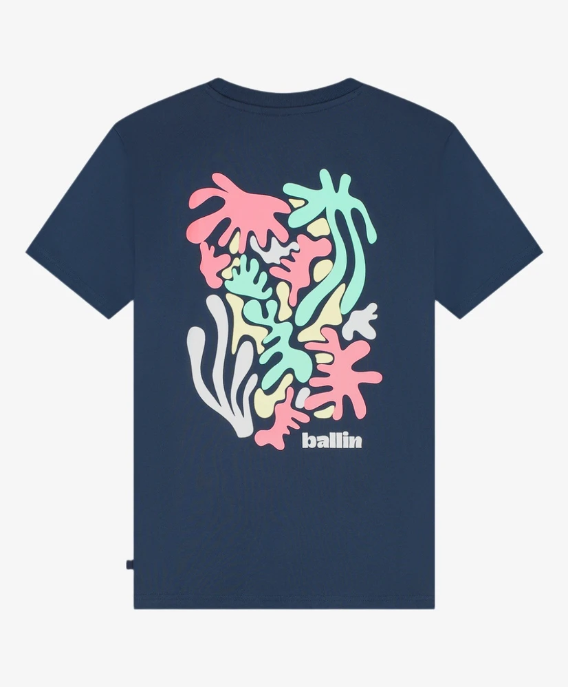 Ballin Amsterdam T-shirt Abstract Sea