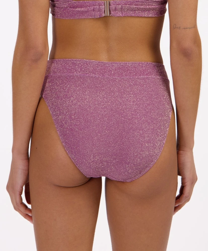 Beachlife Bikinibroekje High Waist Mauve Glitter