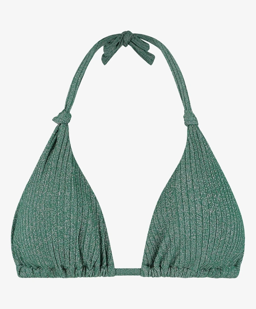 Beachlife Bikinitop Green Glitter