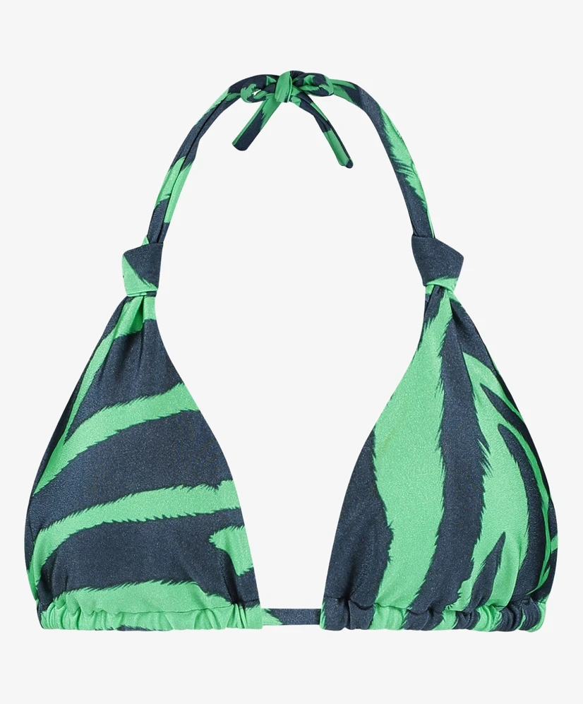 Beachlife Bikinitop Green Tiger