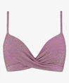 Beachlife Bikinitop Mauve Glitter