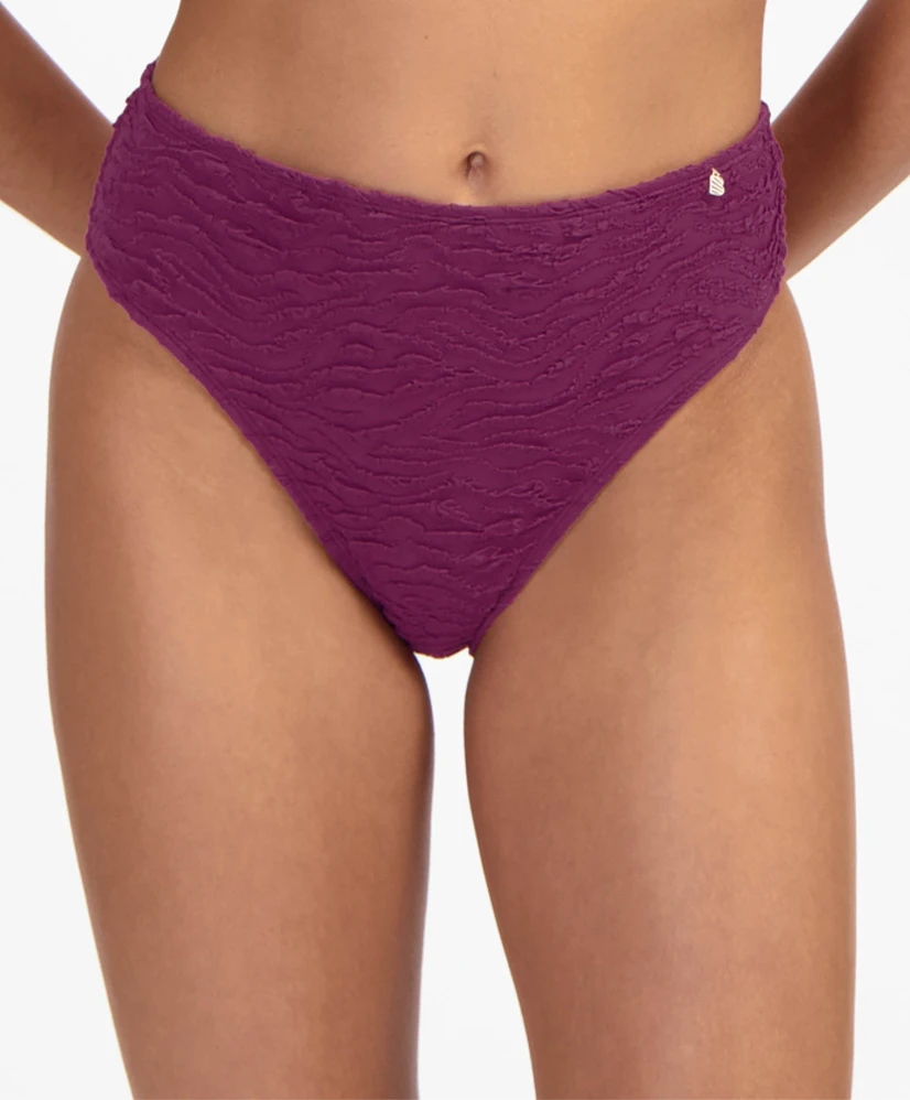 Beachlife High Waist Bikinibroekje Bright Plum