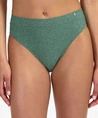 Beachlife High Waist Green Glitter