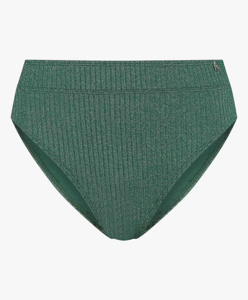 Beachlife High Waist Green Glitter