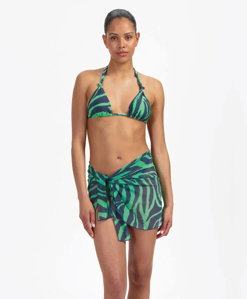 Beachlife Pareo Green Tiger