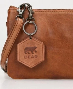 Bear Design Crossbodytas Uma Cognac