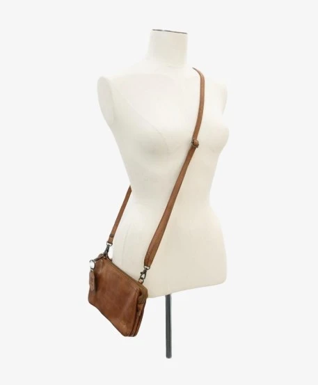 Bear Design Crossbodytas Uma Cognac
