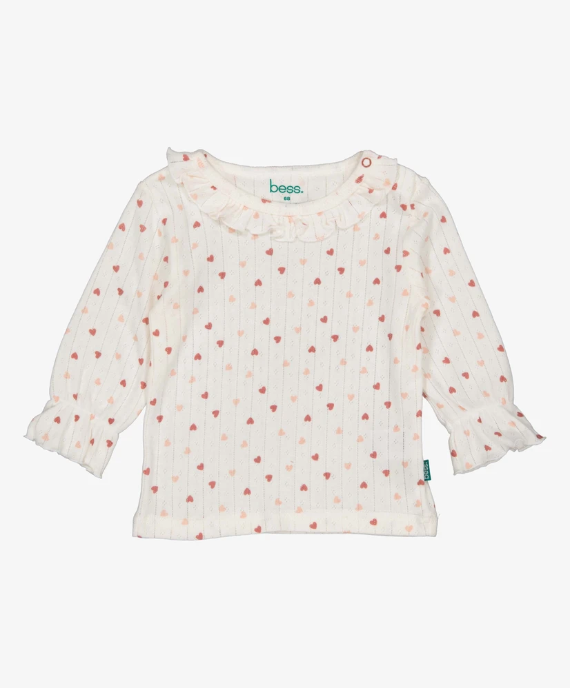 Bess T-shirt Ajour Hearts