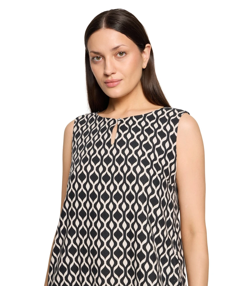 Betty Barclay Midi Jurk Allover Print