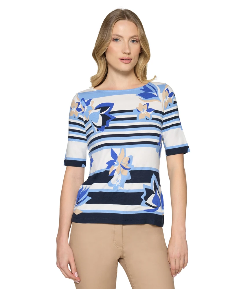 Betty Barclay T-shirt Striped Flower