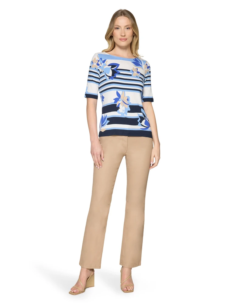 Betty Barclay T-shirt Striped Flower