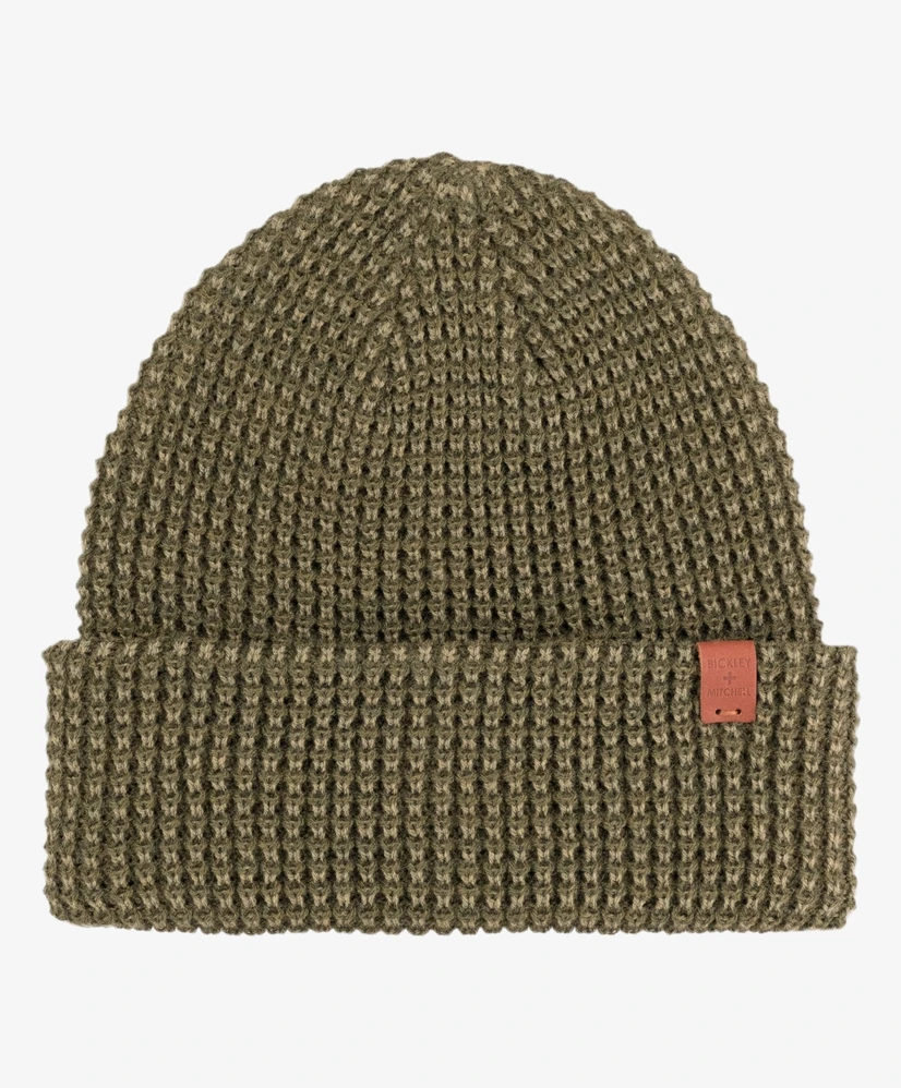 Bickley & Mitchell Amsterdam Beanie Striped Waffle