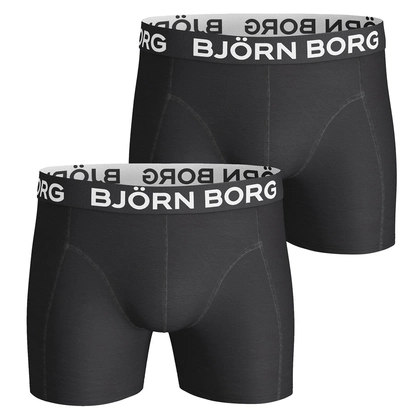 Bjorn Borg solid Cott. short 2-pack