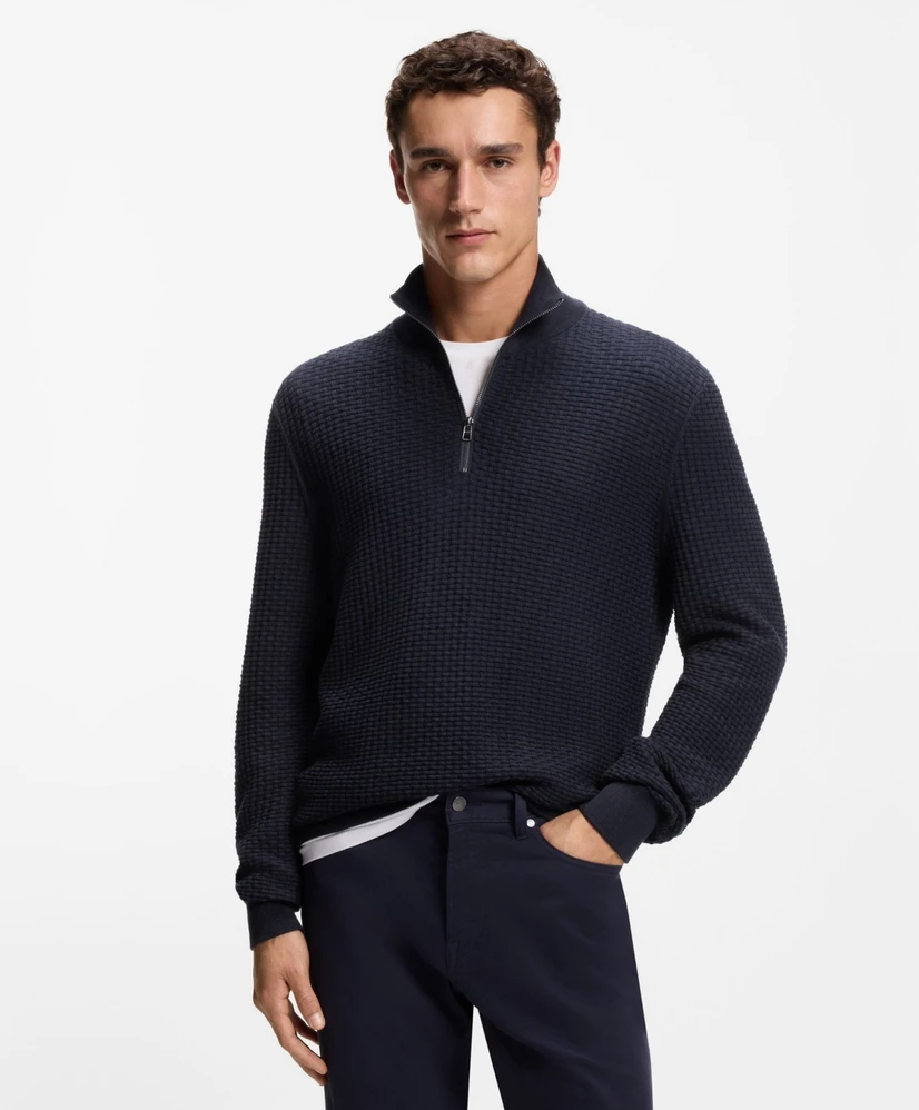 BOSS Half Zip Trui H-Ulicio