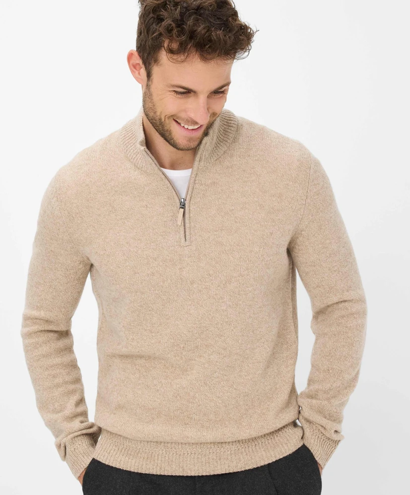 BRAX Half Zip Trui Steffen