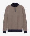 Bugatti Half Zip Trui Allover Print