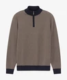 Bugatti Half Zip Trui Allover Print