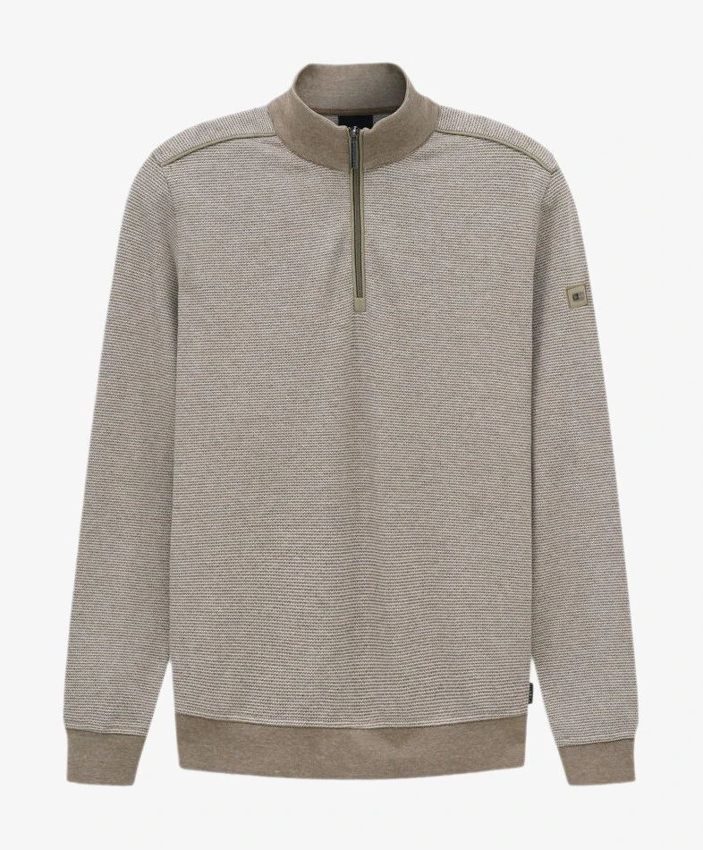 Bugatti Half Zip Trui Troyer